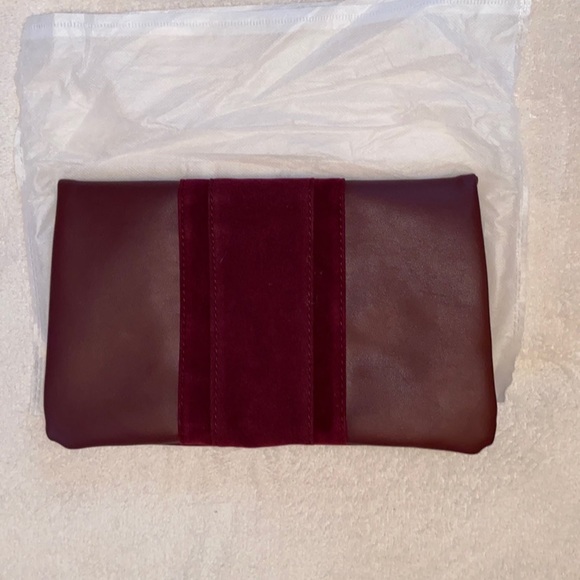 Summer and Rose Maroon/Burgundy Clutch - Picture 1 of 6